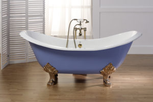 Installation d'une baignoire