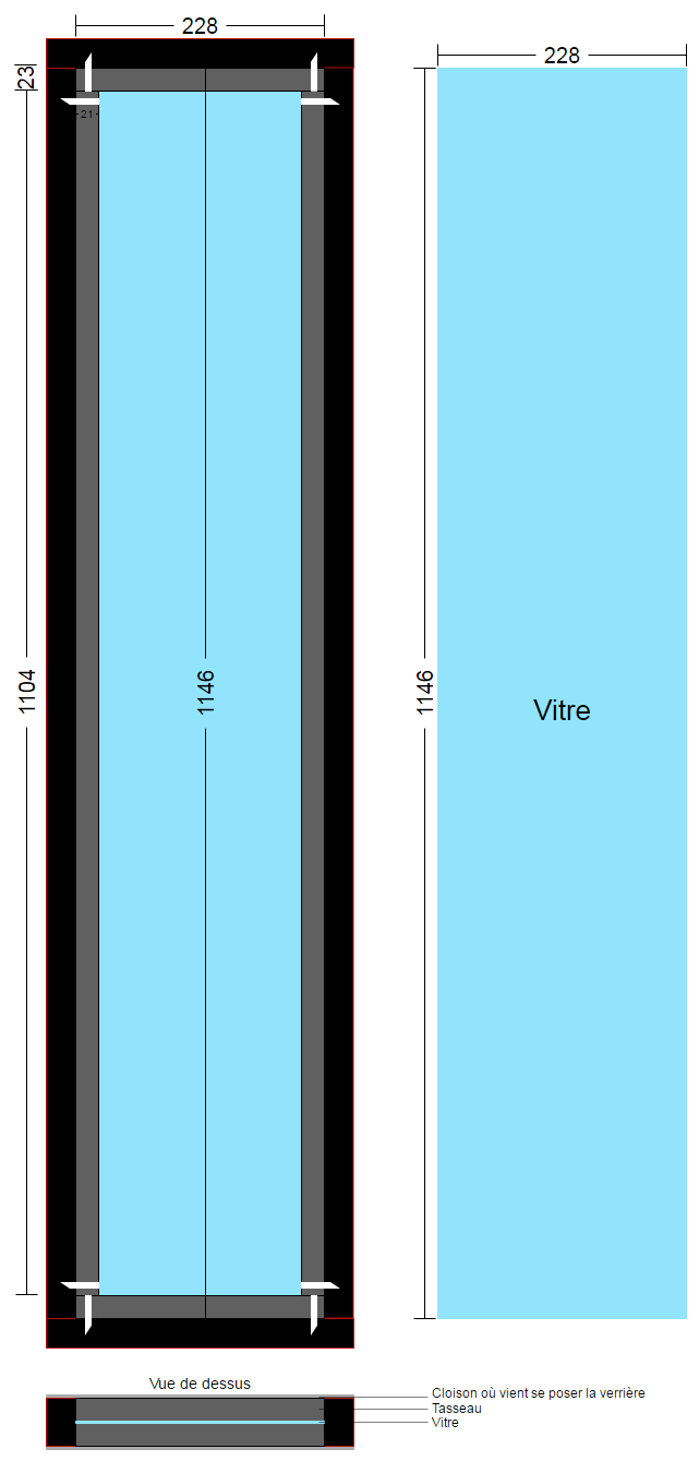 detail vitre verriere interieure