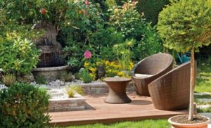 Terrasse de jardin en bois