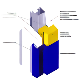 Schéma bloc porte coupe-feu vue éclatée 1