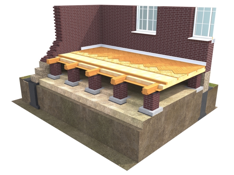 Structure d'un vide sanitaire accessible