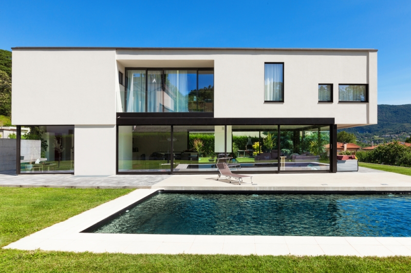 Véranda alu pour maisons contemporaines
