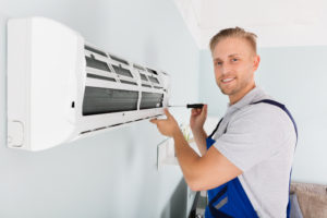 Pose d'un climatiseur par un pro