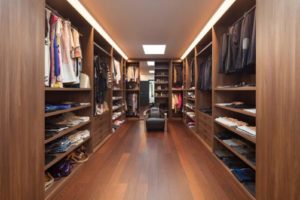 Amenagement d'un dressing de luxe
