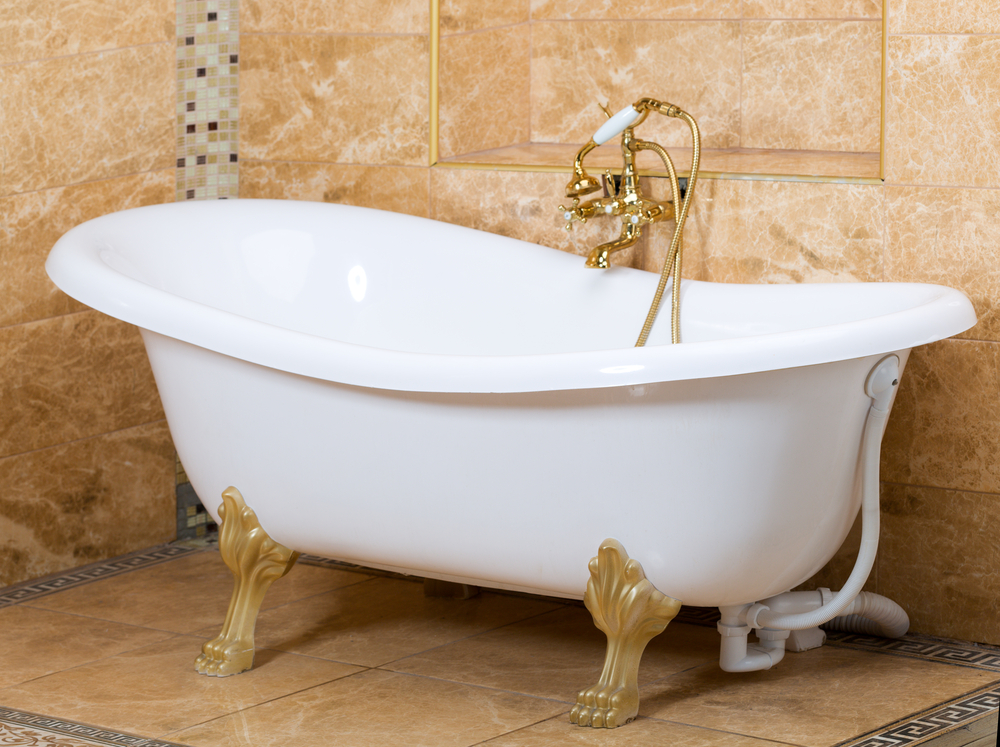 Baignoire retro en fonte