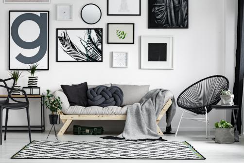 Decoration d'interieur style scandinave-urbain mixte