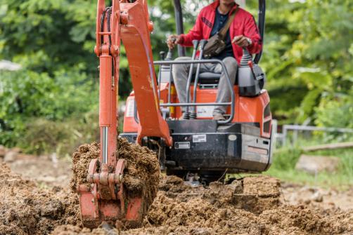 Terrassement realisé par un pro