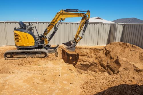 Travaux de terrassement piscine