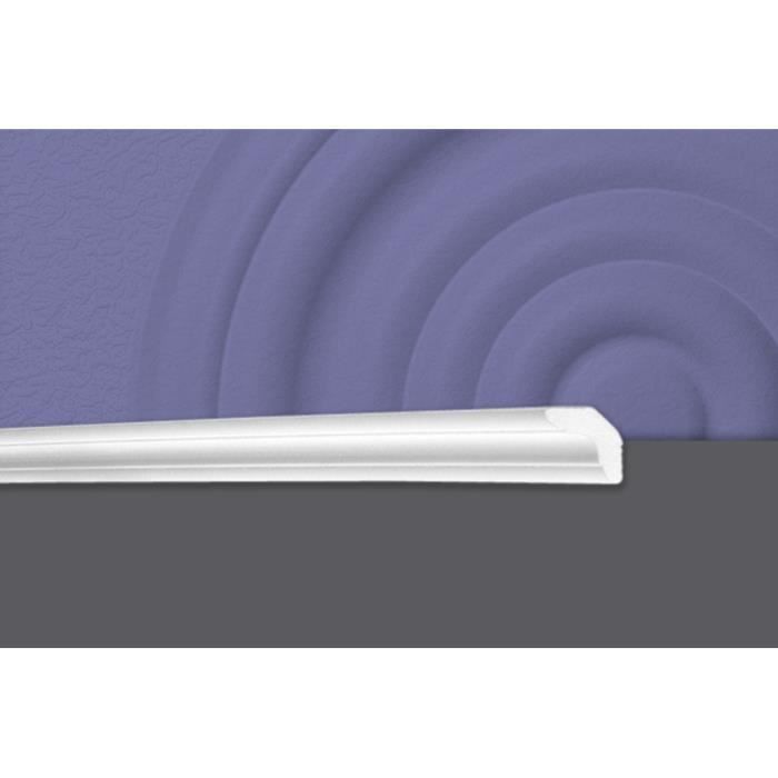 Decosa Moulure A40 (Simone), 30 x 30 mm, polystyrène, longueur 2 m - LOT de 5 pièces