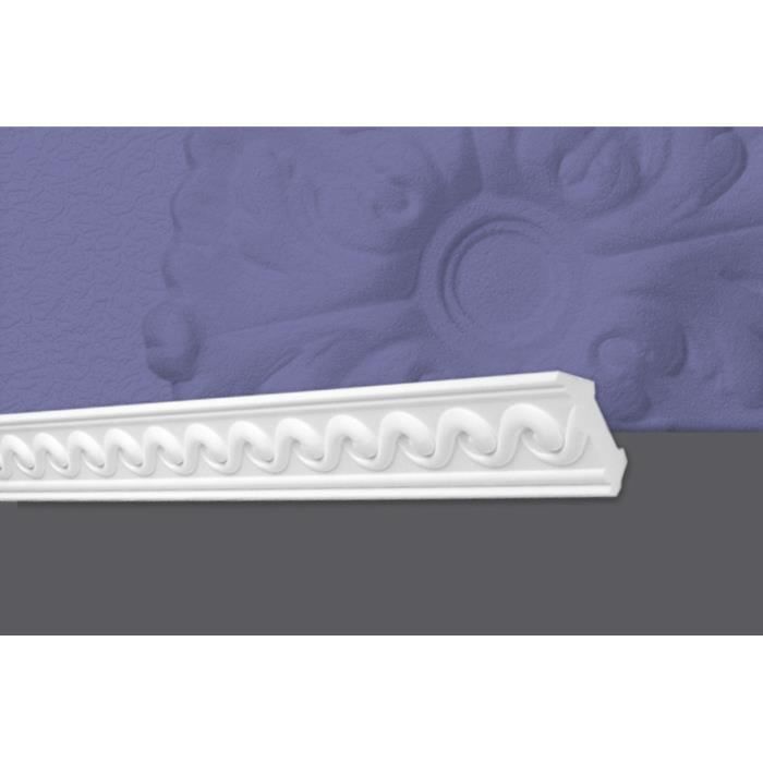 Decosa Moulure G11 (Hellena), 53 x 53 mm, polystyrène, longueur 2 m - LOT de 5 pièces