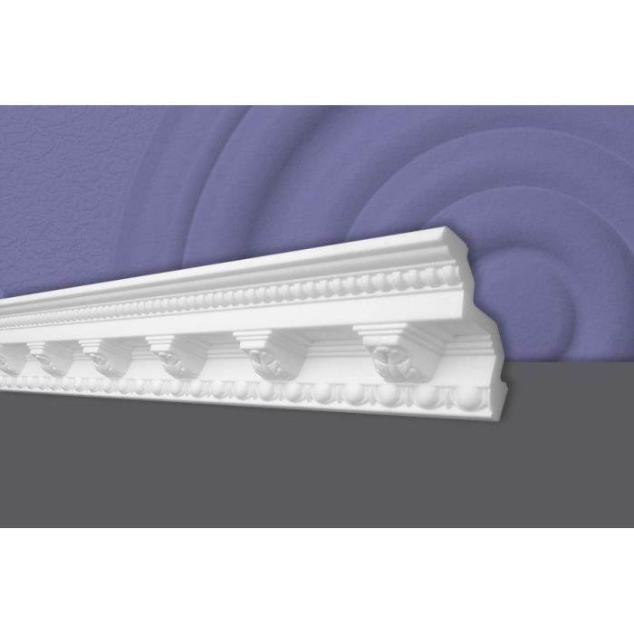 Decosa Moulure G33, 100 x 100 mm, polystyrène, longueur 2 m - CARTON de 15 pièces