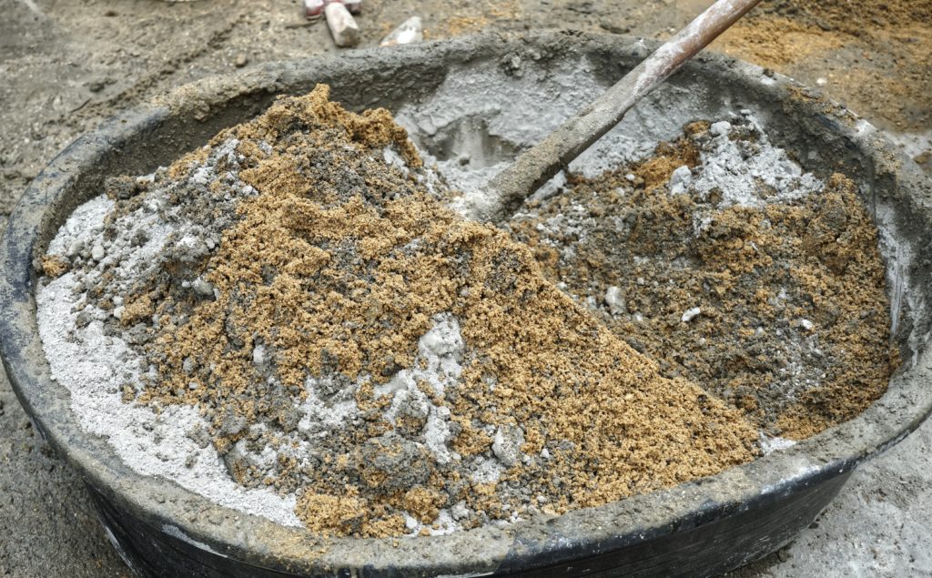 mélange-sable-ciment