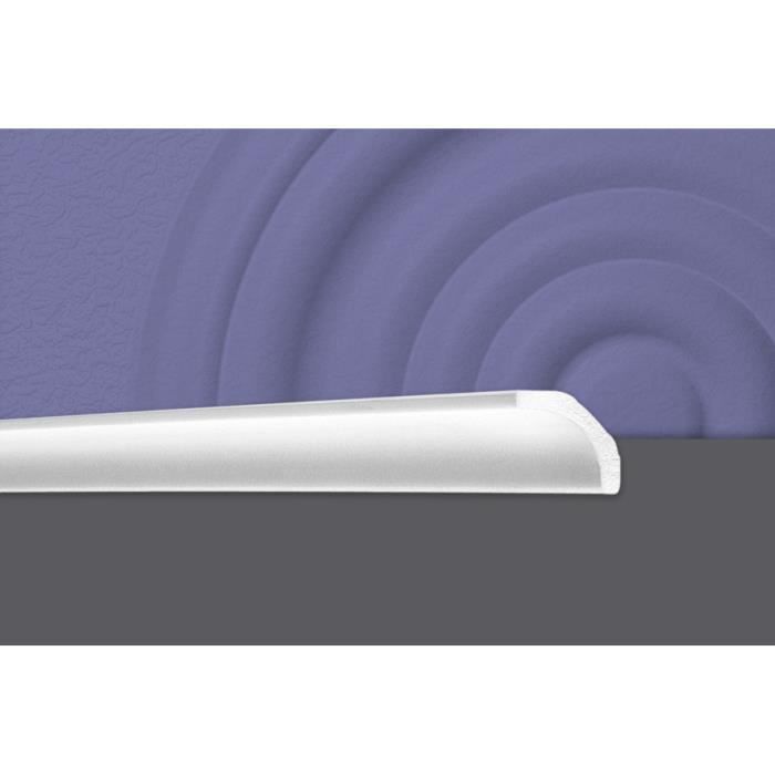 Decosa Moulure B7, 50 x 50 mm, polystyrène, longueur 2 m - LOT de 5 pièces
