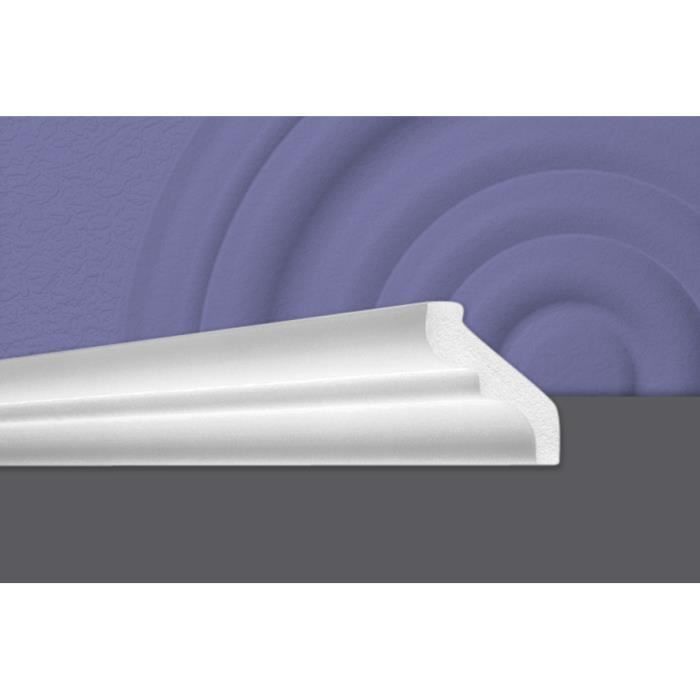 Decosa Moulure C80 (Serena), 70 x 75 mm, polystyrène, longueur 1x2 m