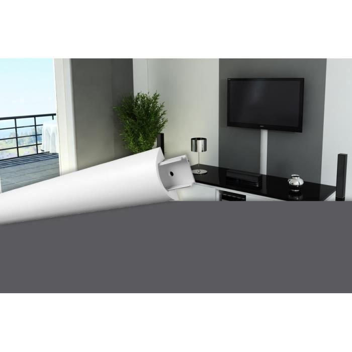 Decosa Moulure clipsable Thea (3 clips de fixation inclus), 23 x 65 mm, polystyrène dur, longueur 1,2 m - CARTON de 21 pièces