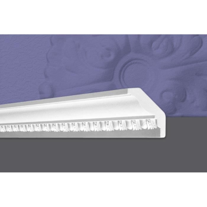Decosa Moulure G4 (Giselle), 70 x 80 mm, polystyrène, longueur 1x2 m