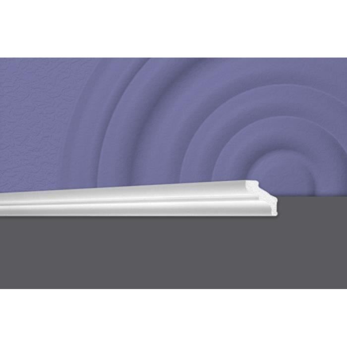 Decosa Moulure ST45, 45 x 45 mm, polystyrène, longueur 2 m - LOT de 30 pièces