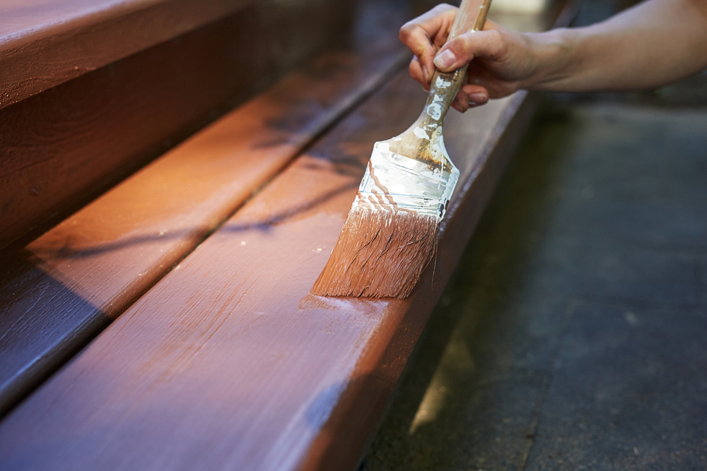 peinture-marron-escalier