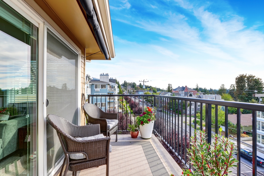 Balcon avec une jolie vue