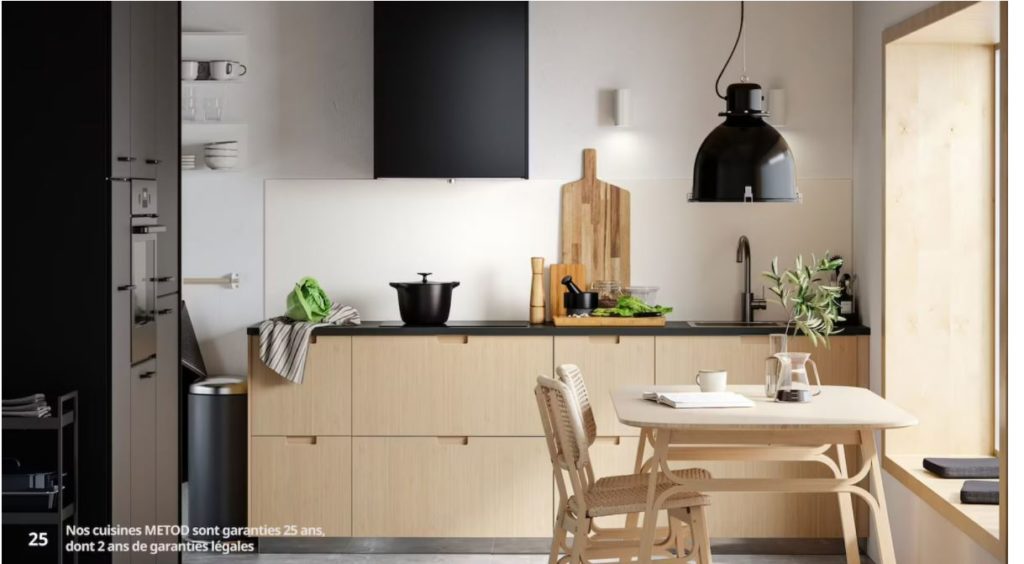 Cuisine minimaliste en bambou - Ikea