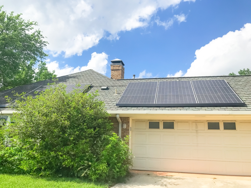 Panneaux solaires garage