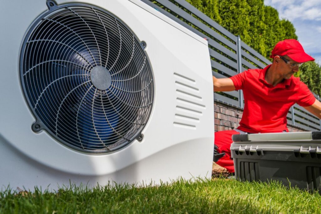 Installation d'une pompe à chaleur pour chauffer une piscine