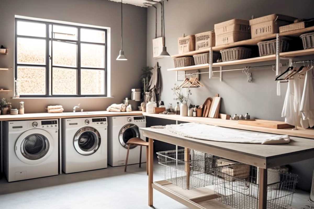 Buanderie moderne et pratique 5 idées qui sortent du lot monEquerre.fr