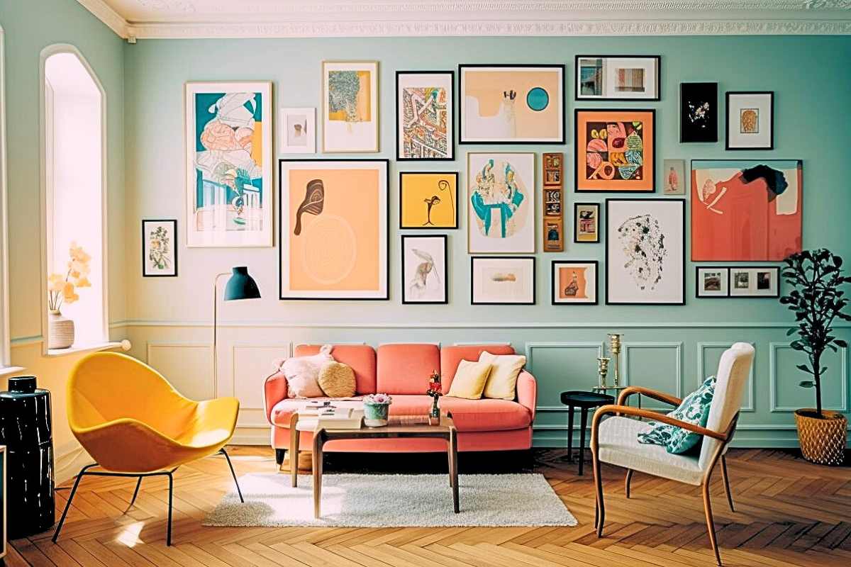 Comment Disposer 4 Cadres Identiques Sur Un Mur Comment disposer plusieurs cadres sur un mur ? - monEquerre.fr