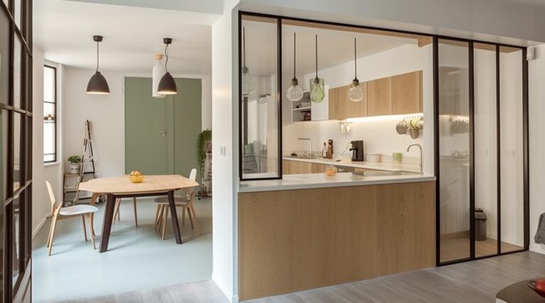 Cuisine ouverte sur un salon de 25 m² : conseils et idées aménagement