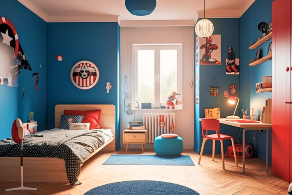 chambre-enfant-superheros