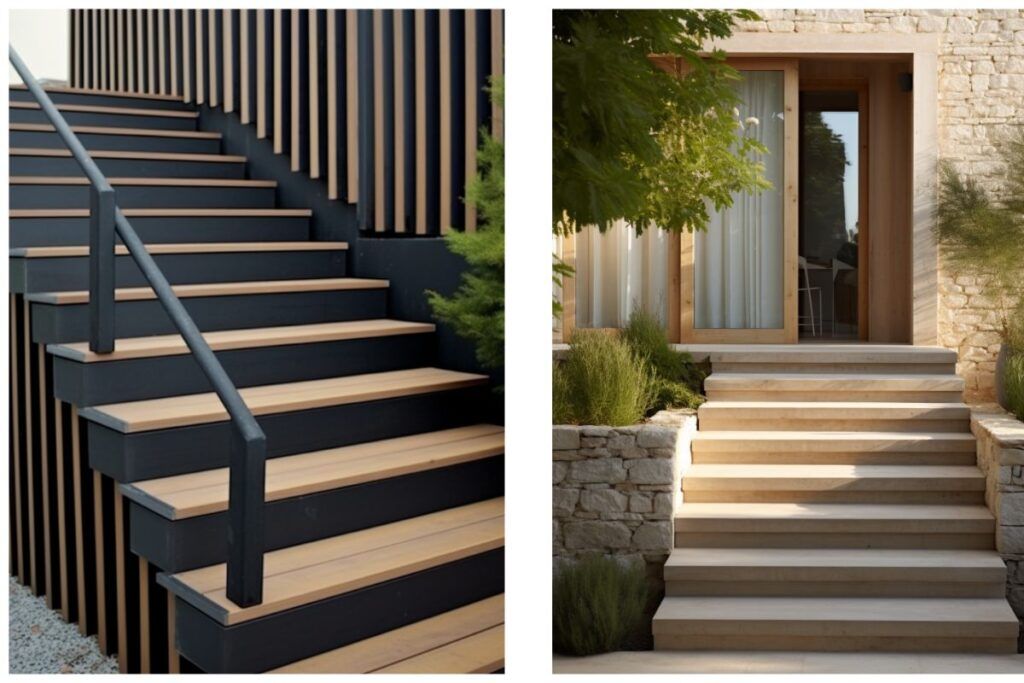 7 idées d'habillage pour un escalier extérieur - monEquerre.fr