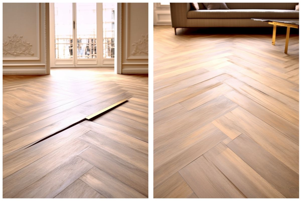 Parquet gondolé