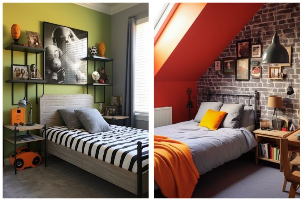 Peinture pour la chambre d'ado garçon : 30 photos pour vous inspirer ...