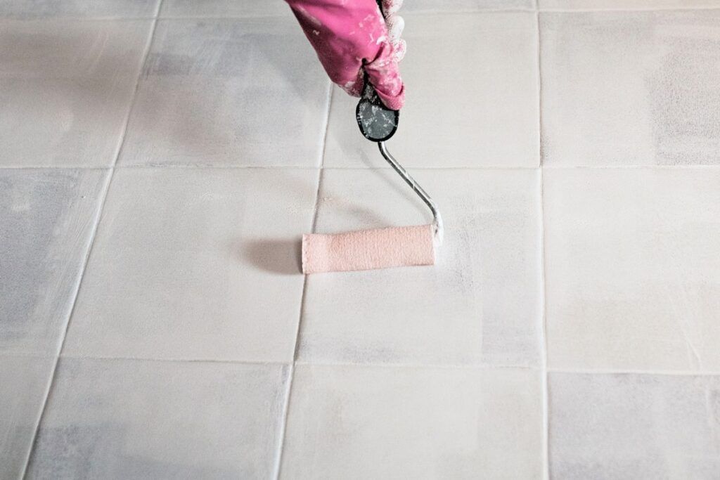 Peinture pour carrelage extérieur