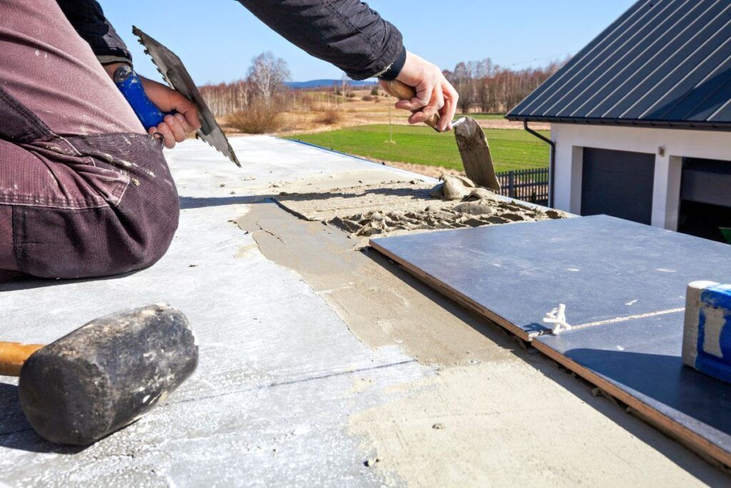 Pose de carrelage extérieur