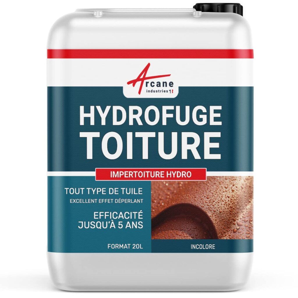 Produit hydrofuge pour nettoyer une toiture