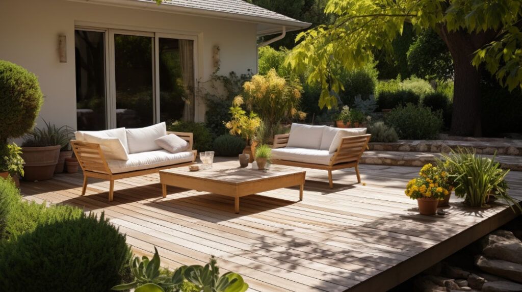 Jolie terrasse en bois