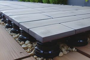 Terrasse carrelage sur plots