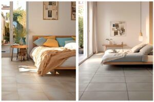 Carrelage dans chambre