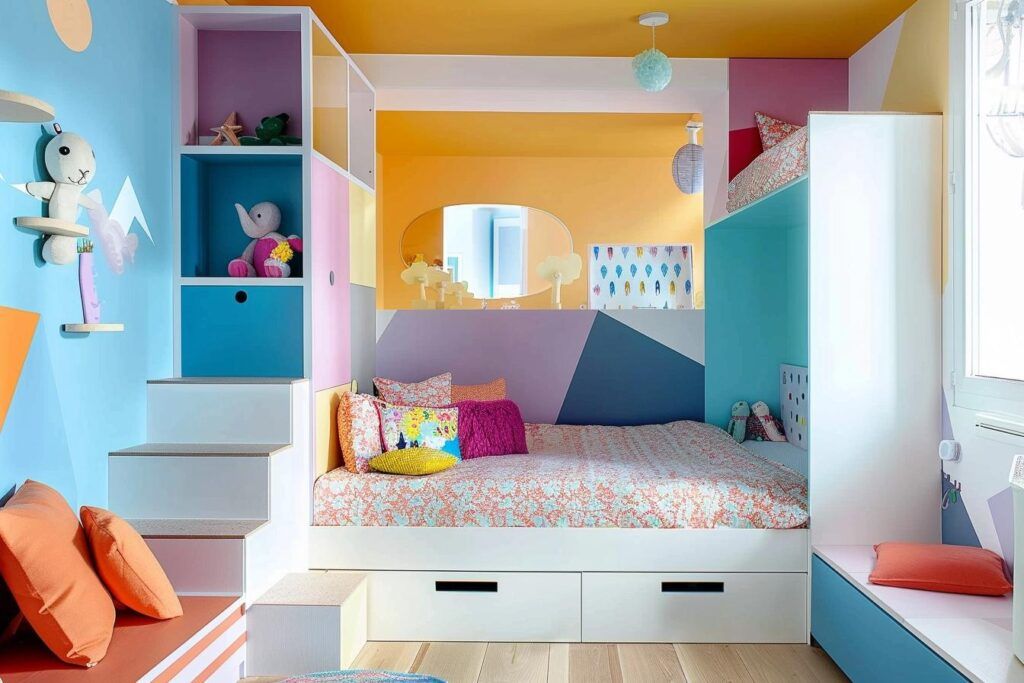 Moderne Structure De Lit Pour Enfants Noir 90x200 Cm En Bois De Pin Massif Deco817825