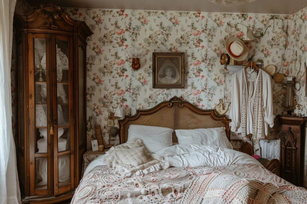 Chambre parentale vintage